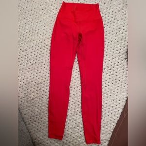 Lulu Lemon 25” Align Pant, Love Red, Size 4
